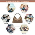 thumbnail image 7 of MMYGU Vintage Shoulder Bags for Women Genuine Leather Casual Crossbody Designer Handbags and Purses Fashion Outdoor Satchel, 7 of 7