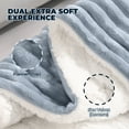 thumbnail image 4 of Naipo 50" x 60" Size Heated Electric Blanket Throw Blue Flannel Heating Blanket with 6 Heating Levels & 4 Hours Auto-off  Washable for Home Office Use, 4 of 13