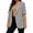 c01Gray, variant on LNWUY Womens Fashion Business Casual Open Front Blazers Lightweight Short Sleeve Work Office Suit Jackets with Pockets Gray S