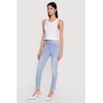 thumbnail image 2 of Women's Two Button Rolled Cuff Skinny Jeans, 2 of 4