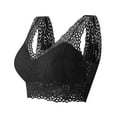 thumbnail image 2 of Hrsba Womens Plus Size Bra,Women's Large Lace Sexy Wrapped Chest Strap Tank Top Wide Shoulder Straps Comfortable Bottom With Bra Pads Underwear,Womens Casual Summer Bra,Womens Bra, 2 of 4