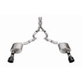 thumbnail image 1 of Corsa Performance Exhaust System Kit 21270BLK Xtreme Cat Back System; Stainless Steel; With Xtreme Sound Level Mufflers; 3 Inch Pipe Diameter; Dual Exhaust With Dual Exit; Dual Split Rear Exit, 1 of 1