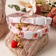 thumbnail image 5 of BTEPSGA 2 Pack Cotton Breakaway Cat Collar Cute Kitten Cat Collar with Bell, 5 of 7