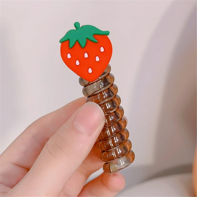 Ligas para el cabello tipo teléfono - cuerdas elásticas elásticas, diadema de fibra de poliéster para mujer, accesorios para el pelo monos de 6,7 cm