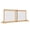 Natural, variant on wooden chicken activity play center for healthy happy hens, swing set with perches and ladder for two chickens, yellow