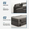 thumbnail image 3 of Professional Tool Storage Box Compact Portable Case for Mechanics and Craftsmen, 3 of 12