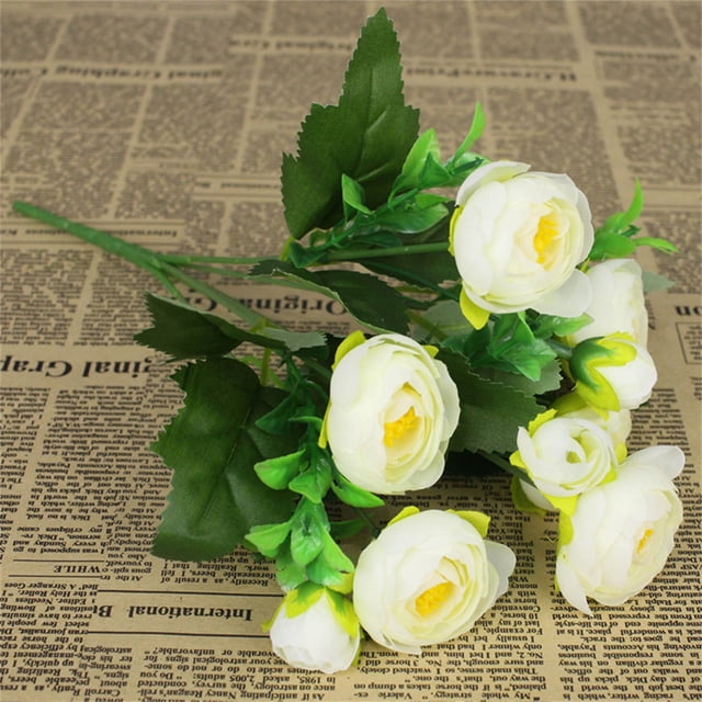 Decoraciones de Mesa para Tallos de Flores Artificiales de Sala de Estar para Decoración Del Hogar, Piezas Centrales de Boda Y Decoración de Corredor de Mesa