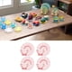 thumbnail image 5 of Juego de tazas de té de plástico en Miniatura de 16 Piezas Macarena Suministros de Habitación para muñecas cocina tazas platillos, 5 of 8