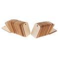 thumbnail image 4 of 100 Piezas colgantes de madera perfecl Etiquetas de Regalos decoración Joyería, 4 of 8