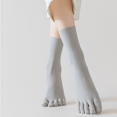 thumbnail image 5 of Short Hosiery Five Finger Socks Simple Split-toed Solid Color Five Toe Mid Tube Socks Breathable Thin Outdoor, 5 of 5