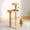 39.3"Natural+W, variant on Mirightone 41.3" Indoor Cat Scratcher with Top Perch, Wood Cat Tower with Acrylic Hammock, Modern Cat Tower&nbsp;for Large Small Cats, Natural+White