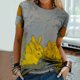 thumbnail image 2 of Tops de moda para mujer, divertidas camisetas informales holgadas con estampado, blusa, camisa estampada Fridja bn1984, 2 of 9
