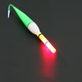 Lotpreco 5Pcs Lighted Fishing Cork Plastic Floater LED Light Flashing