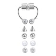 thumbnail image 1 of Clous de Nez Accessoires de Vis de Nez Confortables à Porter Nez en Acier Inoxydable s Style C, 1 of 8