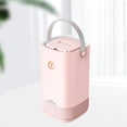 thumbnail image 3 of Humidificador de aire personal de escritorio USB de 3300 ml, difusor de niebla pequeño, luz nocturna para Rosado, 3 of 7