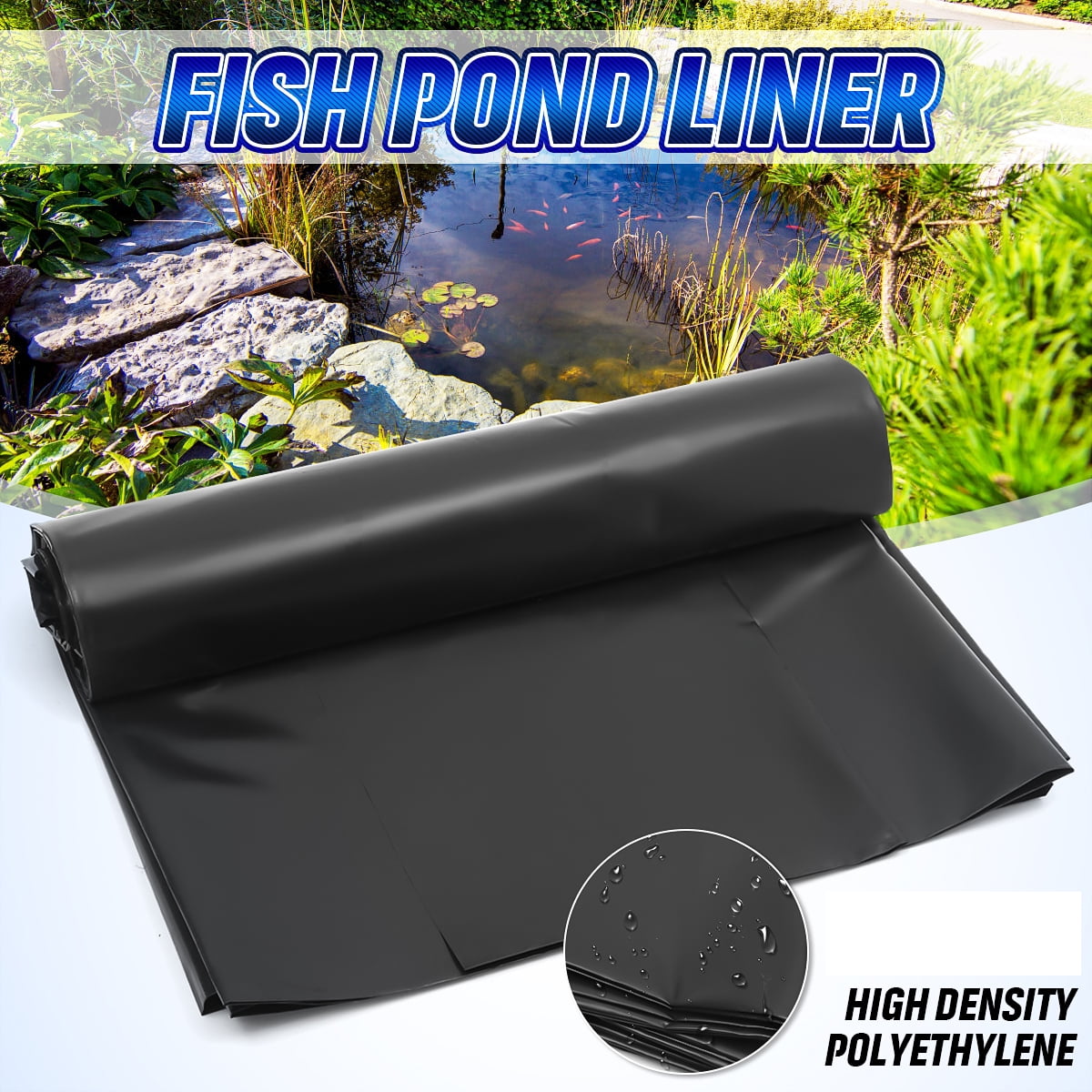 5mx5m Water Garden Koi Fish Pond Liner 16'4"x16'4" Flexiliner LDPE Great Value 