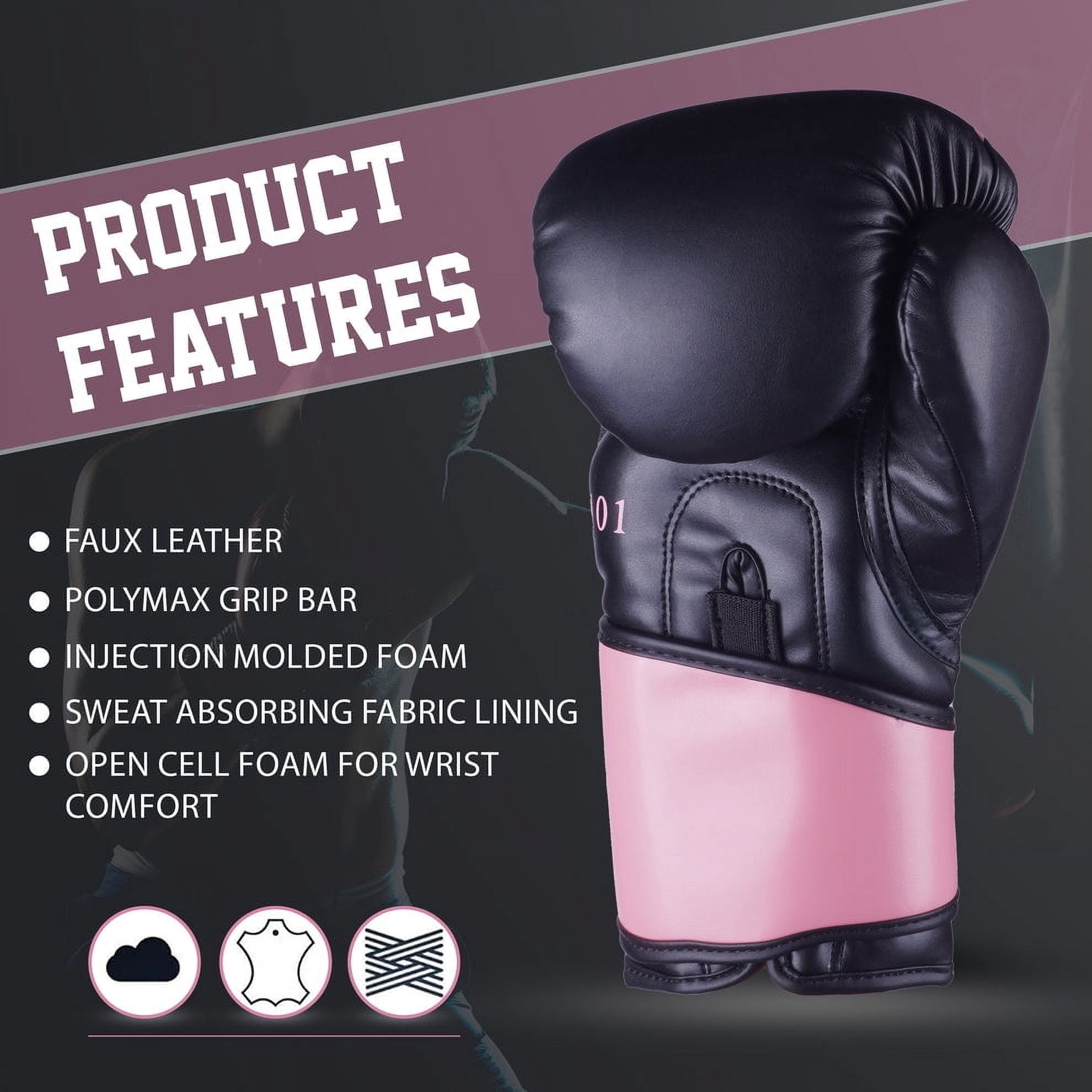 High Line Pink Essential Series Boxing Gloves for Kids Pink | Youth Boxing Gloves for Punching, Boxing, MMA, Kickboxing, Muay Thai, Sparring| Kids Punching Gloves 4 oz, 6 oz & 8 oz