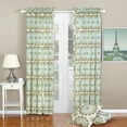 thumbnail image 1 of Home Soft Things 4 Piece Delia Curtain and Pillow Cover Combo - Olive Branch - 70" x 96"/20" x 20", 1 of 2