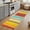 Red, variant on Small Door Mat Indoor Outdoor 15.7"x23.6",Red Aqua Stripe Absorbent Non Slip Entry Rug,Country Abstract Art Colorful Striped Low Profile Welcome Mat for Front/Side Door Apartment Entrance Bathroom