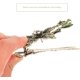 thumbnail image 5 of Green Vintage Hair Clips Jewelry Crystal Flower Hairpins French Barrettes Hair Accessories for Women Girls, 5 of 5