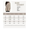 thumbnail image 5 of CASSIE LIZ Plus Size Shirts 4X Long Sleeve Womens Tops Fall Crew Neck Khaki Sweatshirts Fashion Knit Tee Loose Fit Tunics Winter Blouses Casual Oversized Pullovers with Pocket 4XL 24W 26W, 5 of 6