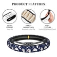 thumbnail image 5 of Uemuo Angry Shark Printed Car Elastic Steering Wheel Cover - Universal Car Accessory for Diverse Cars Anti-Slip, and Comfortable- 15", 5 of 8