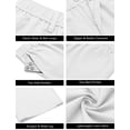 thumbnail image 5 of COOFANDY Men's Cotton Linen Yoga Pants Lightweight Straight Leg Pants Casual Vacation Beach Wedding Dress Trousers, 5 of 9