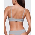 thumbnail image 2 of CRZ YOGA Softhold Triangle Bralette Everyday Bra For Women, 2 of 6