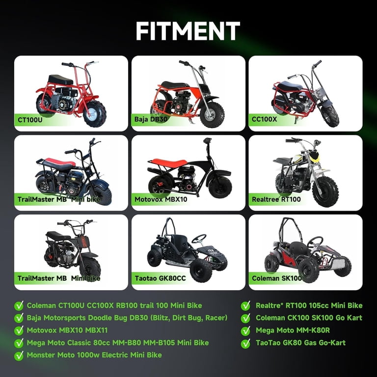 coleman cc100x mini bike chain Tensioner with 140 Links for CT100U deserving your trust. YOXUFA #35 Chain for Mini