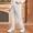 Grey, variant on Girls' High-Waist Flare School Uniform Pants Kids Wide Leg Cargo Trousers Multi Color Girls Clothing 5-16Y
