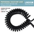thumbnail image 2 of Correa SUP Lingvum Enrollada Premium para Tabla de Paddle Surf, 2 of 7