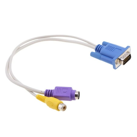 Vga To Tv Rca S Video Av Out Cable Adapter Converter For Laptop Desktop Pc Walmart Canada Vga To Tv Rca S Video Av Out Cable Adapter Converter For Laptop Desktop Pc Walmart Canada