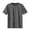 #0027-Dark Gray, variant on Men's Luxury Mercerized Cotton T-Shirt, Breathable, Cooling, Loose fit, Moisture-Wicking, Wrinkle-Resistant