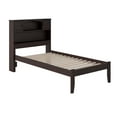 thumbnail image 3 of AFI Newport Twin Solid Wood Platform Bed with Storage Headboard in Espresso, 3 of 7
