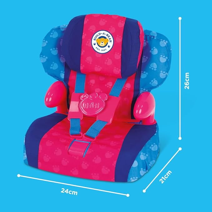 Build-a-Bear Workshop Toy Furry Friend Car Booster Seat