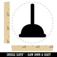 thumbnail image 2 of Toilet Plunger Plumbing Icon Solid Self-Inking Rubber Stamp Ink Stamper - Red Ink - Small 3/4 Inch, 2 of 7
