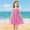 Pink, variant on ATOGUTA Size 4T-14 Girls Sundresses Summer Casual Party A-line Sleeveless Stretchy Camisole Tank Dress Black
