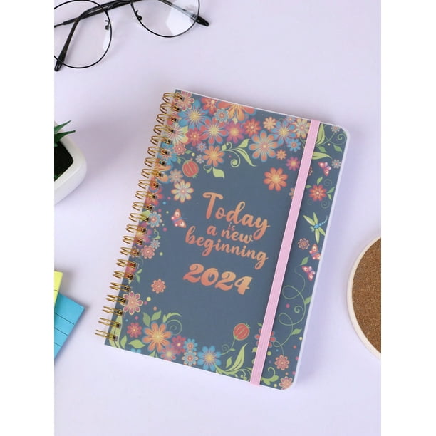 20242026 Calendar Book, Coil Notebook, Memo Pad Walmart en línea