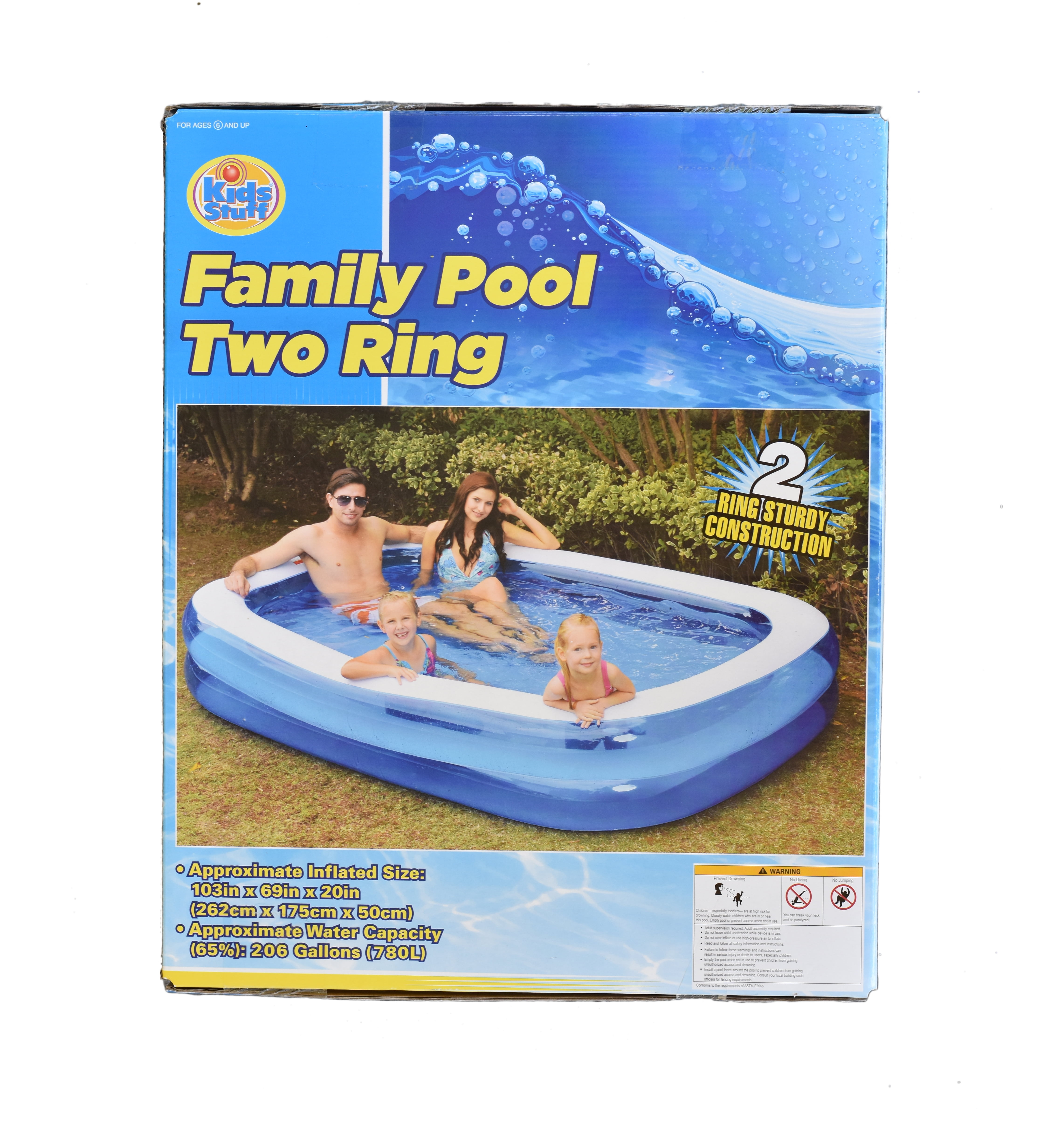 Kids Stuff Family Pool Two Ring 103