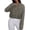 Gray, variant on Women'S Mesh Sheer Zip Up Jacket Mock Neck Light-Weight Athletic Outerwear with Pockets White M