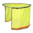 thumbnail image 4 of Visera para casco de seguridad a prueba de sol con bandas reflectantes para el cuello para hombre y mujer Amarillo, 4 of 9