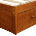 thumbnail image 5 of Twin Bed with Storage Platform Bed with 3 Drawers Captain Bed Frame, 5 of 7