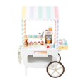 thumbnail image 2 of Wooden Ice Cream Cart Playset on Wheels, 2 of 7