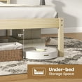 thumbnail image 5 of Costway Full Size Wooden Platform Bed Frame with Headboard Mattress Foundation Natural, 5 of 9