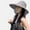 Gray, variant on UTSJKR Sun Hats for Women with Neck Flap Ponytail Hole Women Sun Hats Rollable UV Protection Fishing Hats Wide Brim UPF 50+ Pink