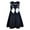 navy, variant on Bonnie Jean Girls' Nautical Bow Dress - navy, 14 (Big Girls)