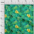 thumbnail image 2 of oneOone Silk Tabby Sea Green Fabric Abstracts Diy Clothing Quilting Fabric Print Fabric By Yard 42 Inch Wide, 2 of 5