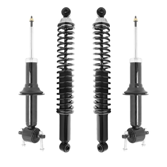 Front & Rear Kit Strut 2007-2013 Compatible with Chevrolet Avalanche, 2007-2014 Suburban 1500, Tahoe, Compatible with GM