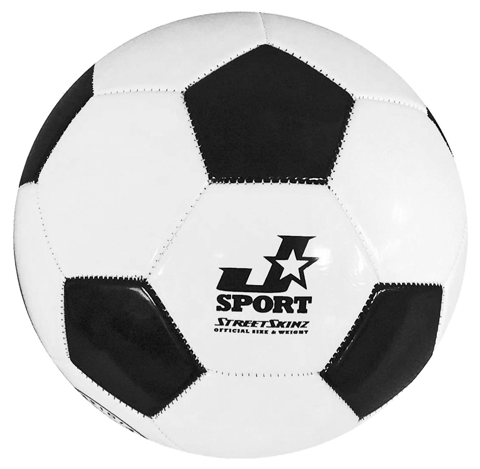 Biggz (12 Pack) Premium Classic Soccer Balls Size 5 with Ball Hand Pump