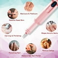 thumbnail image 2 of Taladro de uñas eléctrico Pinkiou inalámbrico recargable rosa, 2 of 8